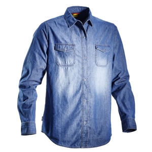 Immagine di CAMICIA SHIRT DENIM BLU