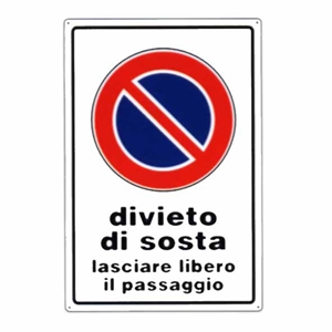 Immagine di CARTELLO ALL DIVIETO DI SOSTA