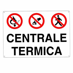 Immagine di CARTELLO ALL CENTRALE TERMICA