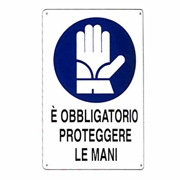 Immagine di CARTELLO ALL PROTEZIONE MANI