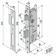 Immagine di SERRATURA INF.LEGNO 015+700