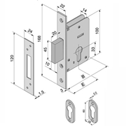 Immagine di SERRATURA INF.LEGNO 020