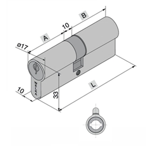Immagine di CILINDRO INFILARE YALE 600
