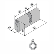 Immagine di CILINDRO INFILARE OVALE 702